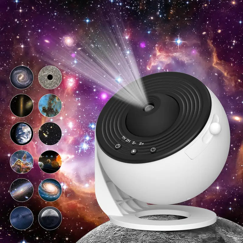 UnboxSeal - Galaxy Star Projector – Adjustable Focus LED Night Light