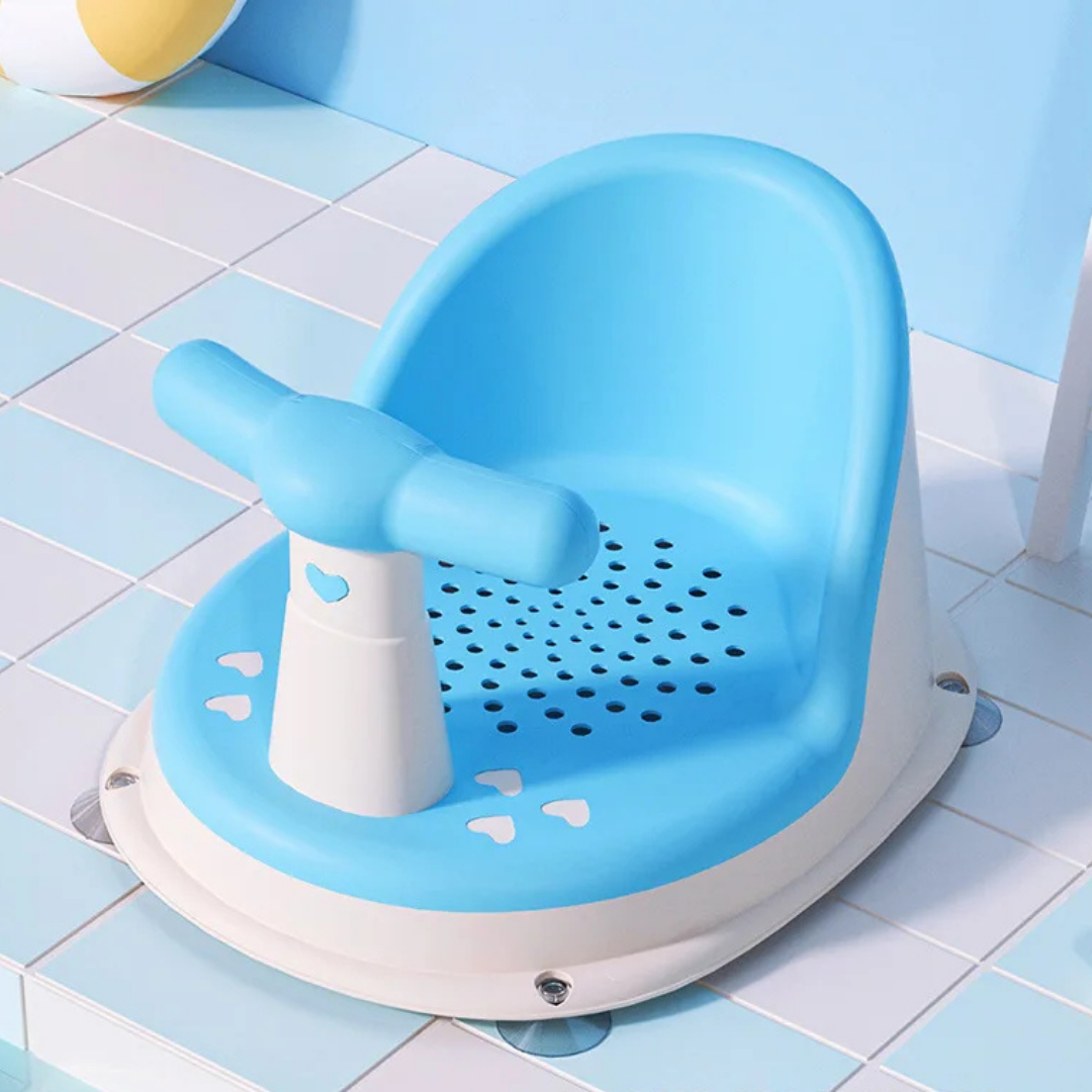 Non-Slip Baby Bath Seat for Newborns (6–18 Months) – Safe & Adorable