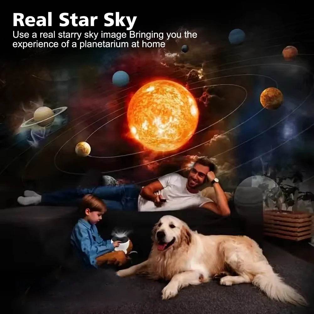 UnboxSeal - Galaxy Star Projector – Adjustable Focus LED Night Light - My Store