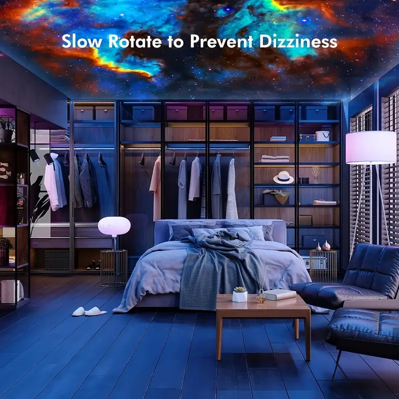 UnboxSeal - Galaxy Star Projector – Adjustable Focus LED Night Light