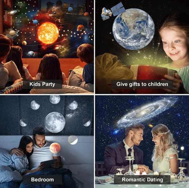 UnboxSeal - Galaxy Star Projector – Adjustable Focus LED Night Light - My Store